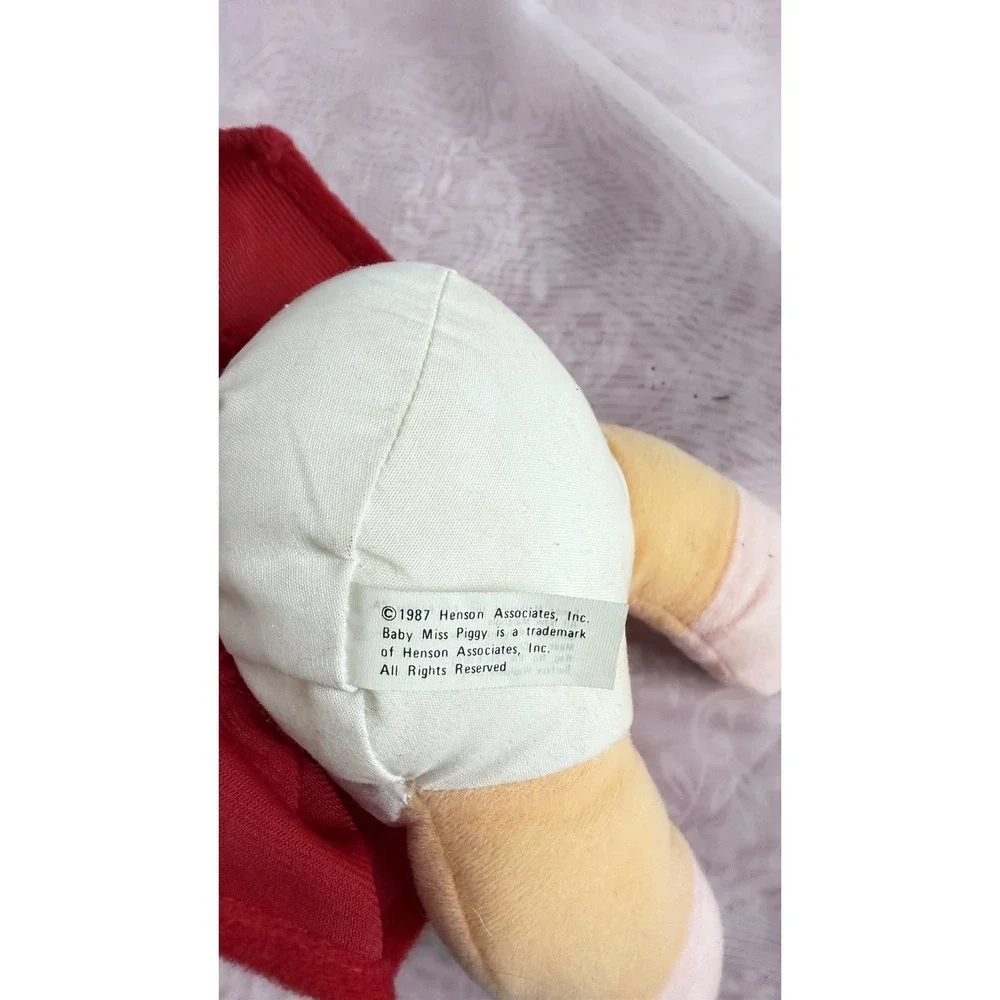 Muppet Babies Miss Piggy Fozzie Bear Christmas Plush Bundle McDonalds 1987 Vtg